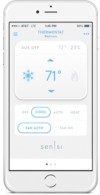 Wink + Sensi Thermostat