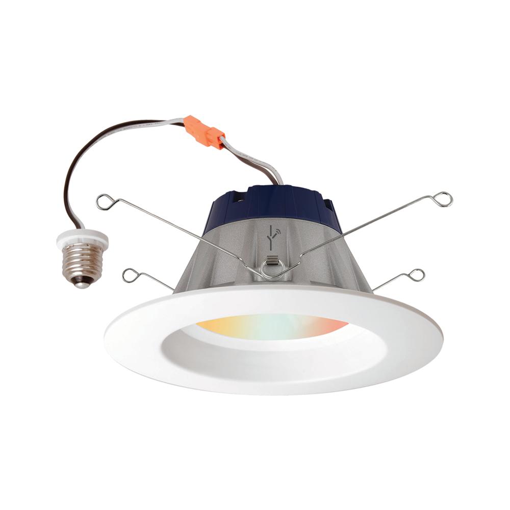 thumbnail image 2 of SYLVANIA SMART+ ZigBee A19 LED Bulb - 8-Pack Full Color Changing, Dimmable, Works With Alexa 2 of 5