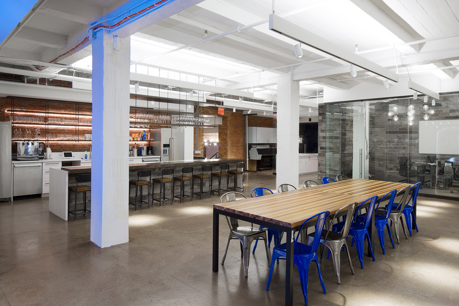 A photo of the Wink kitchen and dining area