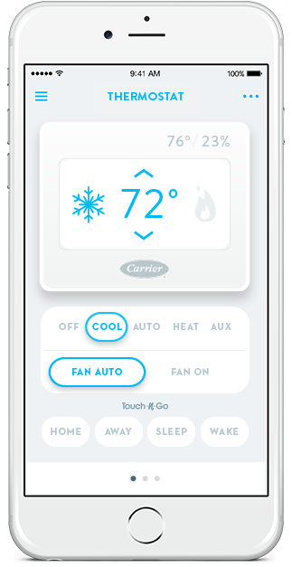 Wink | Carrier® Côr™ Thermostat